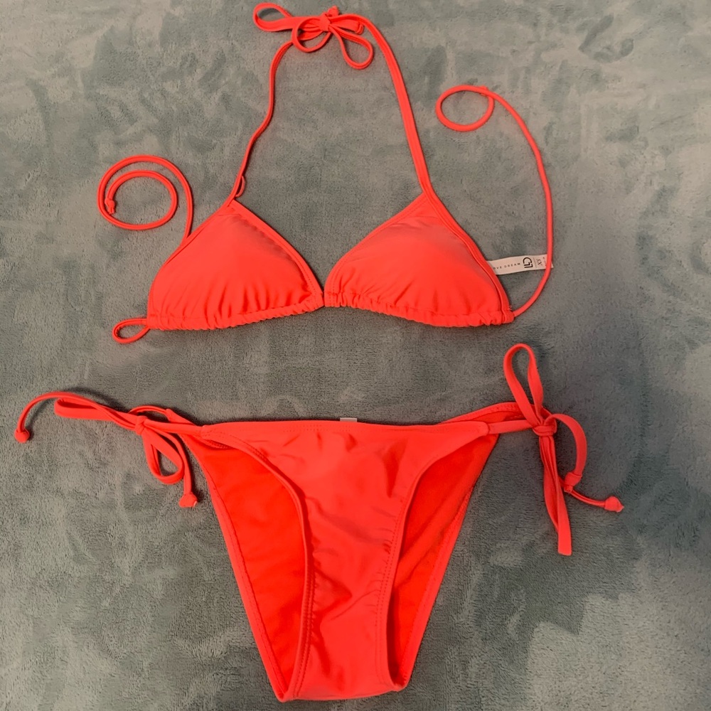 Aeropostale String Triangle Bikini Set
